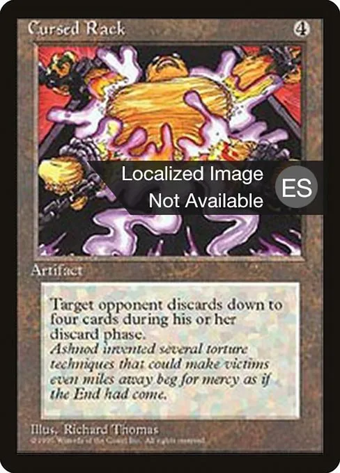 Cursed Rack · Fourth Edition Foreign Black Border 312/378