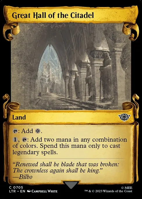Great Hall of the Citadel · The Lord of the Rings: Tales of Middle-earth 705/856
