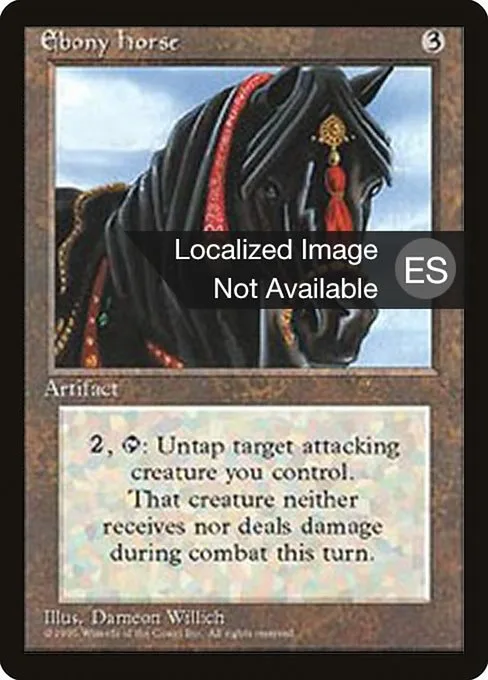 Ebony Horse · Fourth Edition Foreign Black Border 318/378