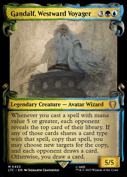 Gandalf, Westward Voyager · Tales of Middle-earth Commander 463/591