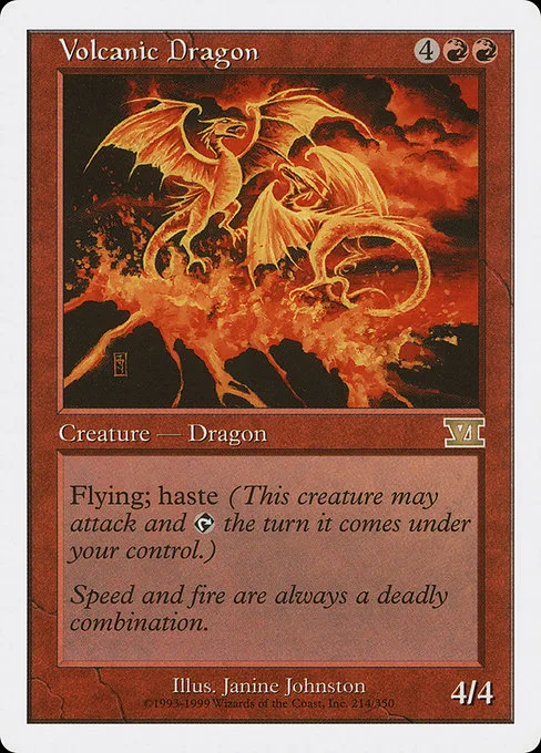 Volcanic Dragon · Classic Sixth Edition 214/351