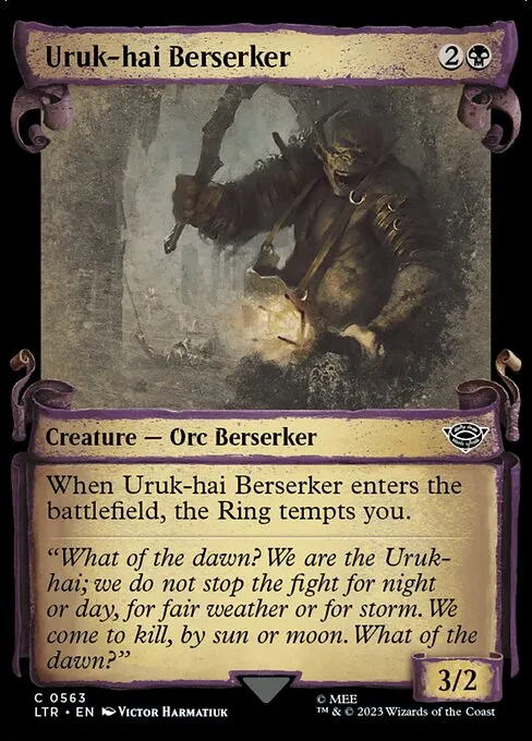 Uruk-hai Berserker · The Lord of the Rings: Tales of Middle-earth 563/856