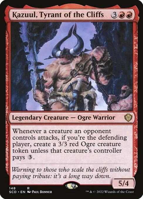 Kazuul, Tyrant of the Cliffs · Starter Commander Decks 148/352