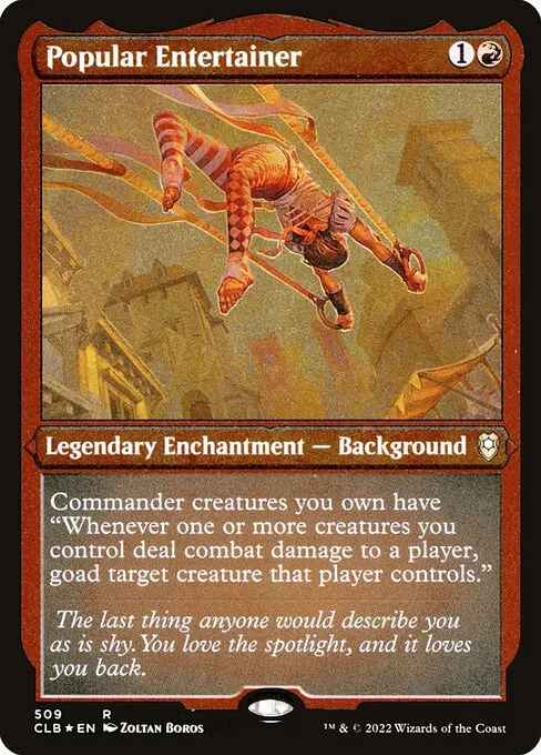 Popular Entertainer · Commander Legends: Battle for Baldur's Gate 509/936