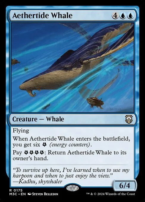 Aethertide Whale · Modern Horizons 3 Commander 175/398