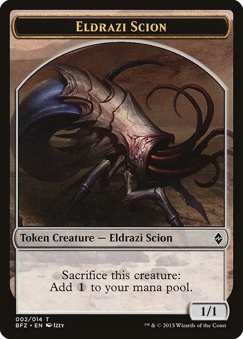 Eldrazi Scion · Battle for Zendikar Tokens 2/14