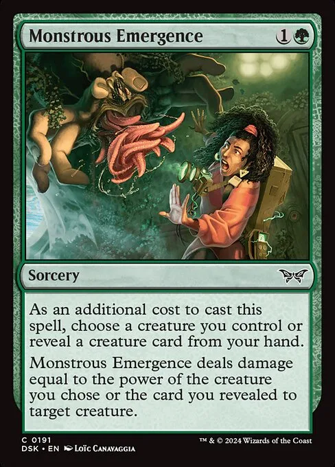 Monstrous Emergence · Duskmourn: House of Horror 191/419