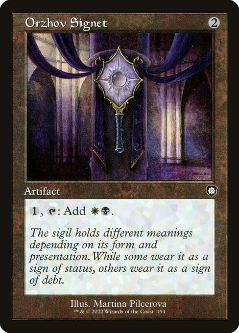 Orzhov Signet · The Brothers' War Commander 154/209