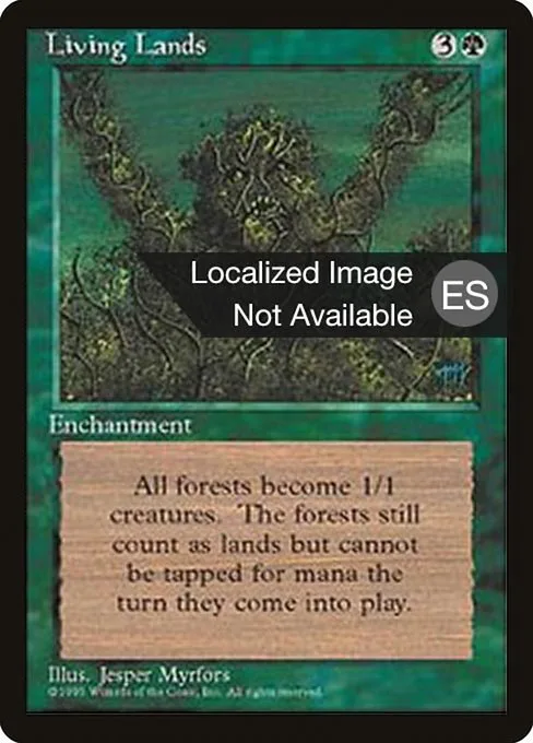 Living Lands · Fourth Edition Foreign Black Border 260/378