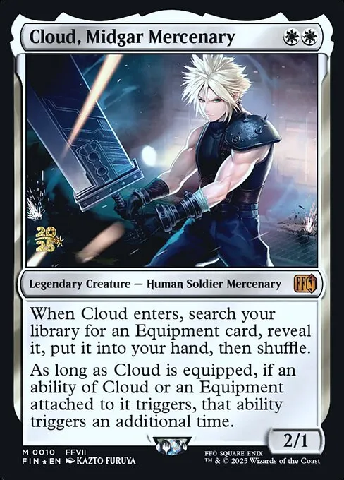 Cloud, Midgar Mercenary · Final Fantasy Promos 10s/94