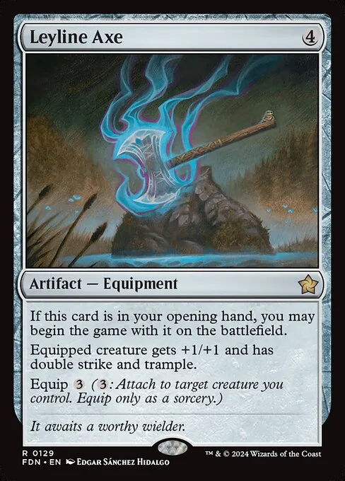 Leyline Axe · Foundations 129/771