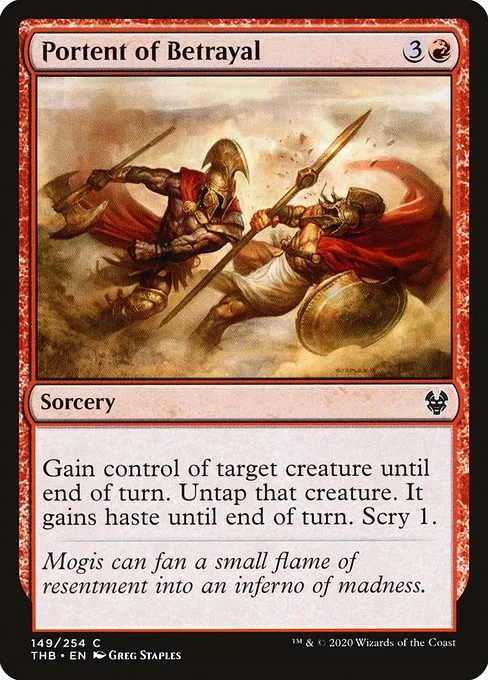Portent of Betrayal · Theros Beyond Death 149/358