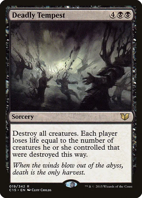Deadly Tempest · Commander 2015 19/342