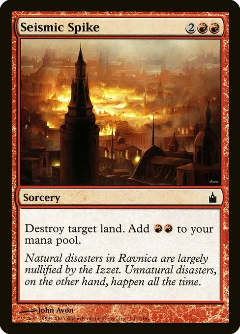 Seismic Spike · Ravnica: City of Guilds 141/306