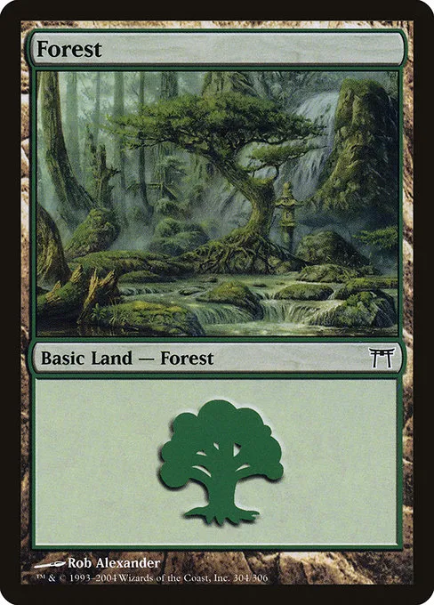 Forest · Champions of Kamigawa 304/307