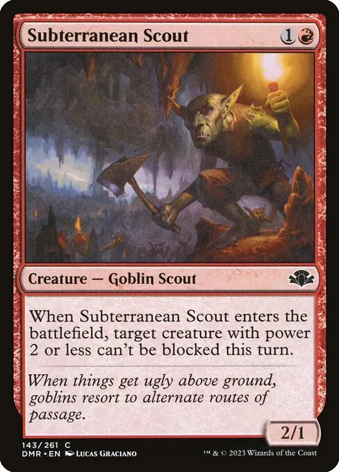Subterranean Scout · Dominaria Remastered 143/457
