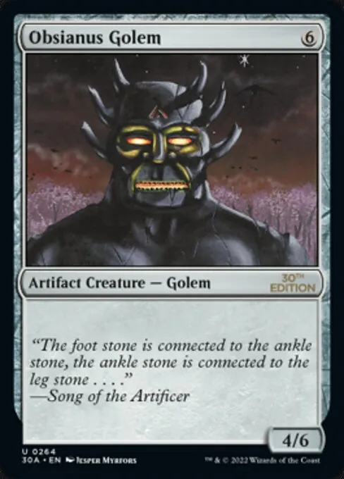 Obsianus Golem · 30th Anniversary Edition 264/594