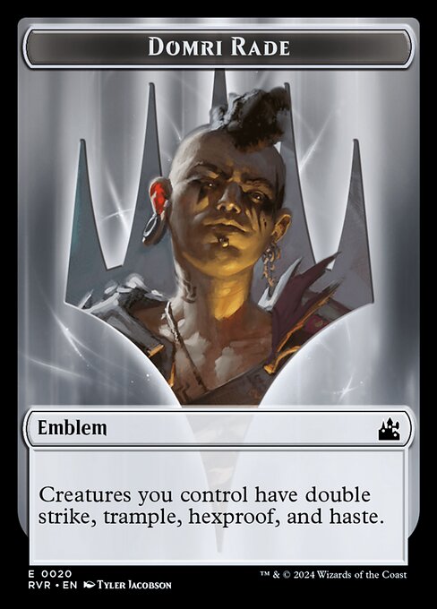 Domri Rade Emblem · Ravnica Remastered Tokens 20/20