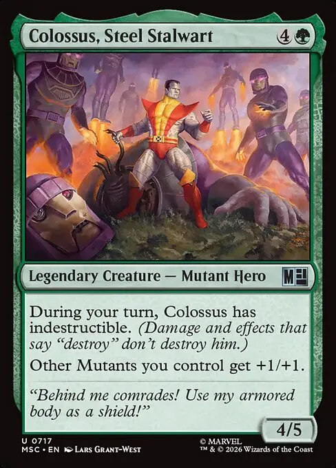 Colossus, Steel Stalwart · Marvel Super Heroes Commander 717/9