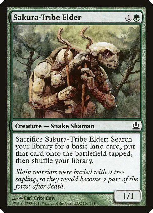 Sakura-Tribe Elder · Commander 2011 169/318