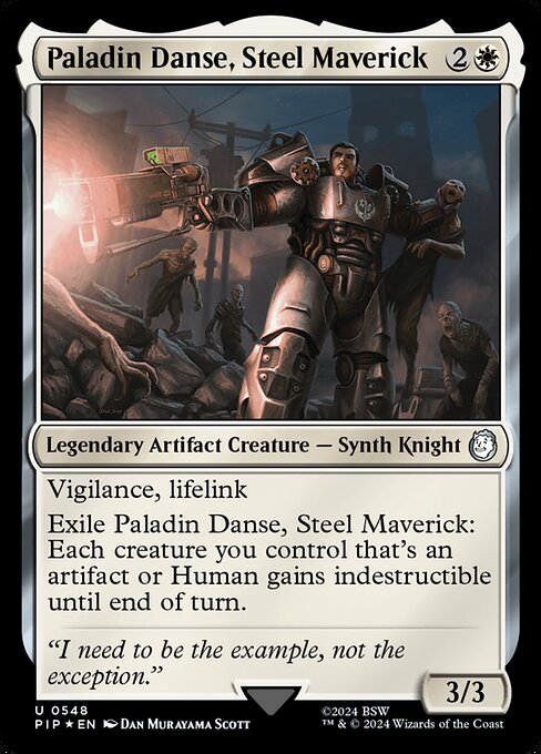 Paladin Danse, Steel Maverick · Fallout 548/1068