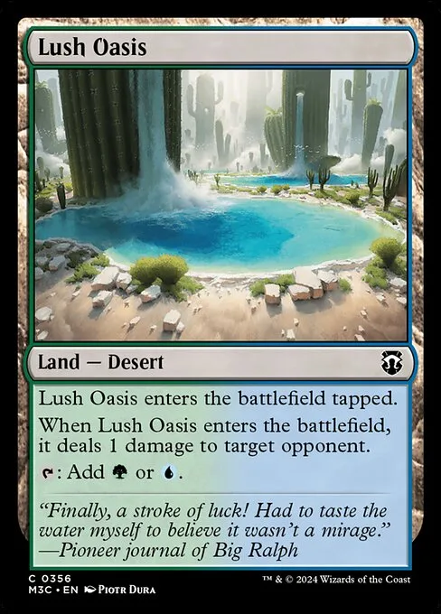 Lush Oasis · Modern Horizons 3 Commander 356/398