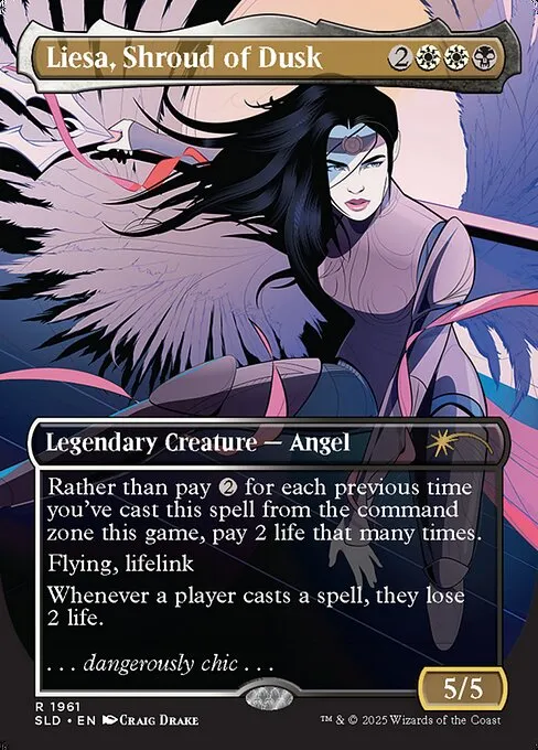 Liesa, Shroud of Dusk · Secret Lair Drop 1961/2547