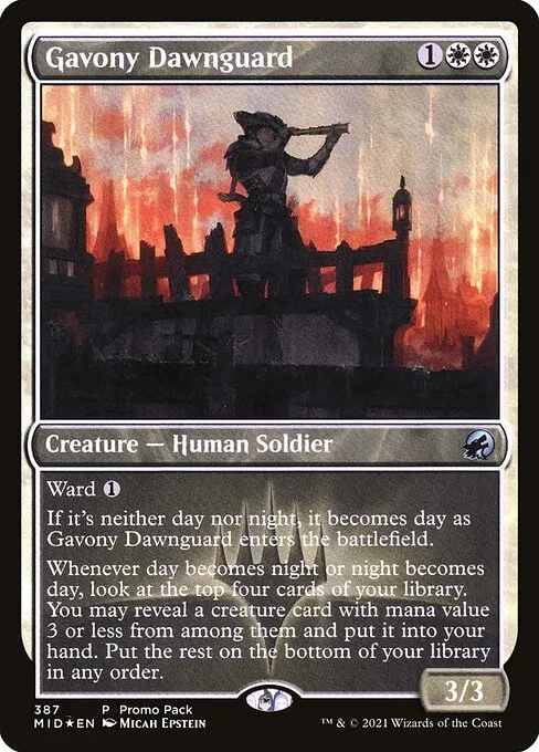 Gavony Dawnguard · Innistrad: Midnight Hunt 387/399