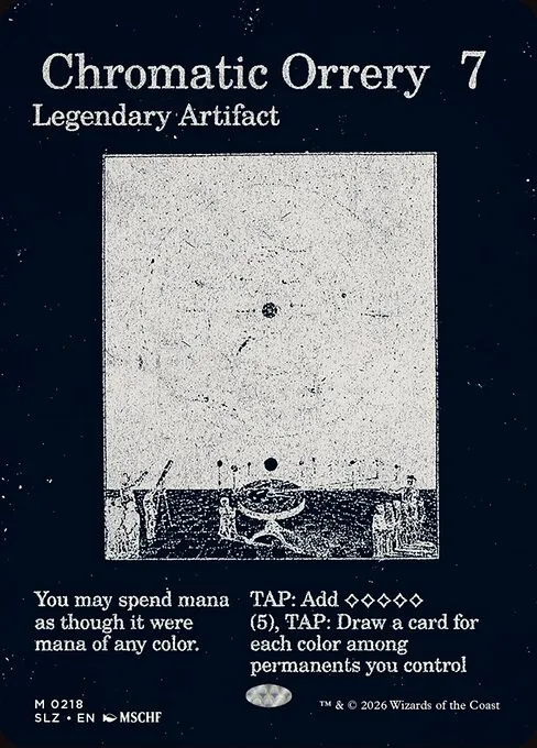 Chromatic Orrery · The Zeta Set 218/21