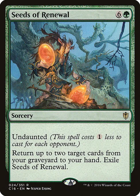 Seeds of Renewal · Commander 2016 24/351