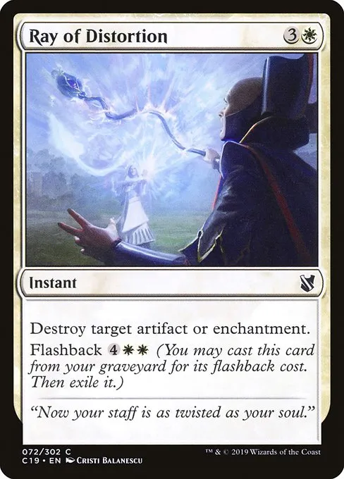 Ray of Distortion · Commander 2019 72/302