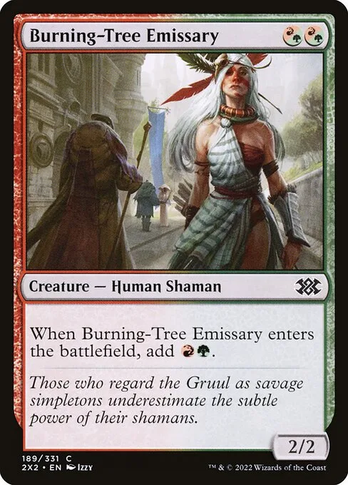 Burning-Tree Emissary · Double Masters 2022 189/579