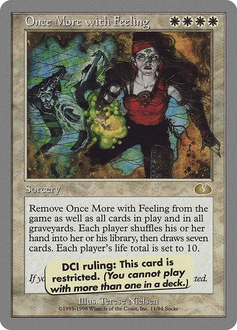 Once More with Feeling · Unglued 11/88