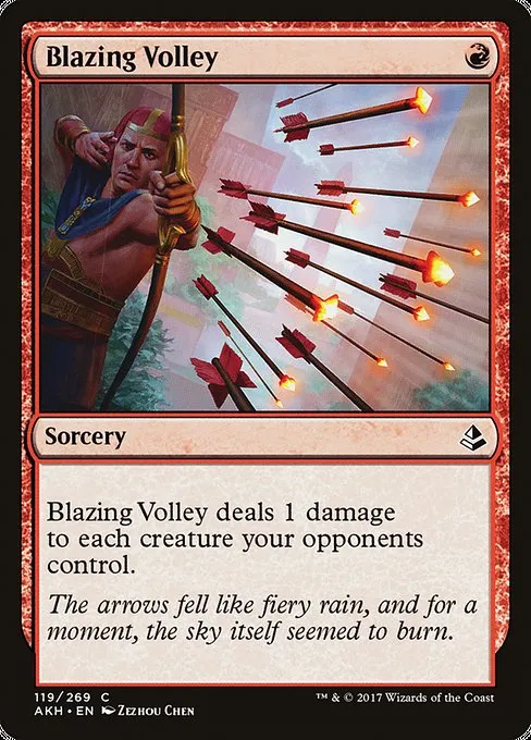Blazing Volley · Amonkhet 119/287