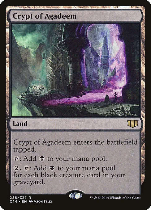 Crypt of Agadeem · Commander 2014 288/337