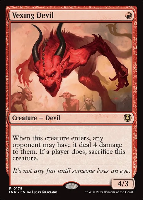 Vexing Devil · Innistrad Remastered 178/495