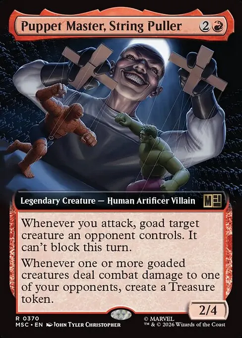 Puppet Master, String Puller · Marvel Super Heroes Commander 370/9