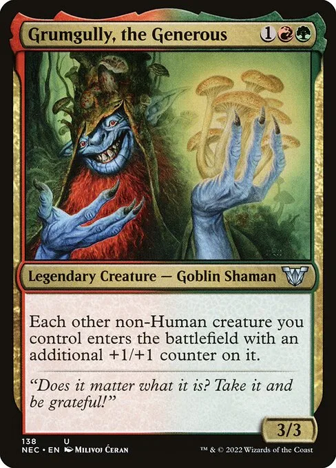 Grumgully, the Generous · Neon Dynasty Commander 138/179