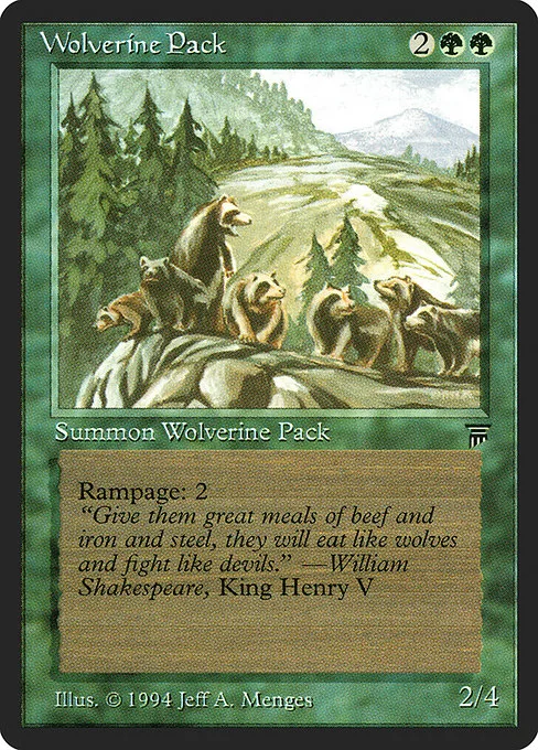 Wolverine Pack · Legends 214/310