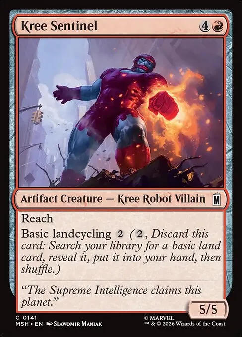 Kree Sentinel · Marvel Super Heroes 141/24