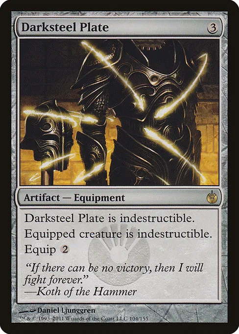 Darksteel Plate · Mirrodin Besieged 104/155