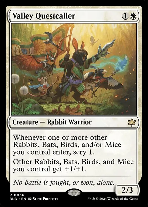 Valley Questcaller · Bloomburrow 36/398