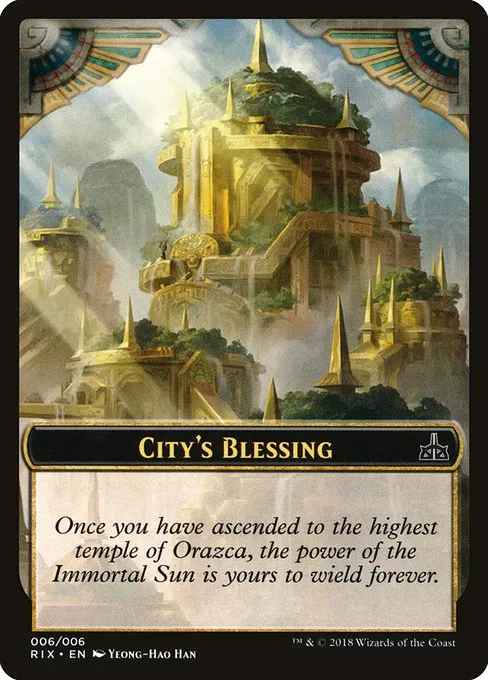 City's Blessing · Rivals of Ixalan Tokens 6/7