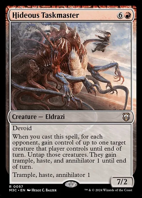 Hideous Taskmaster · Modern Horizons 3 Commander 57/398