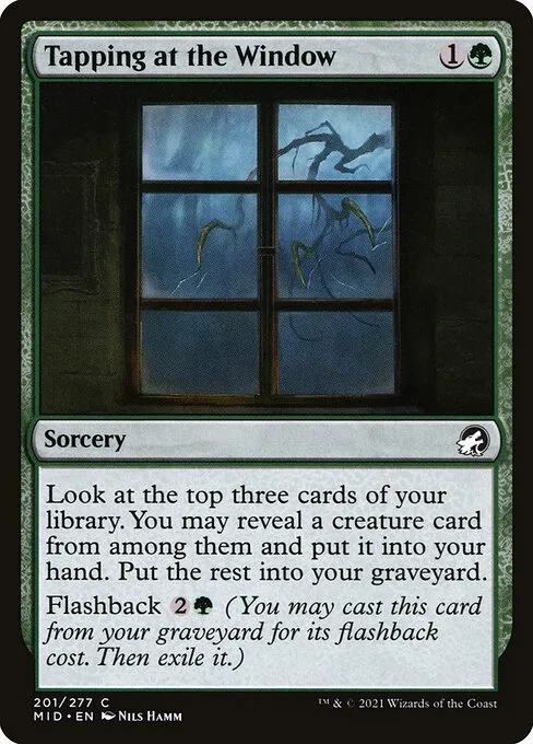Tapping at the Window · Innistrad: Midnight Hunt 201/399