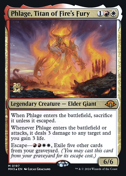 Phlage, Titan of Fire's Fury · Modern Horizons 3 Promos 197s/92