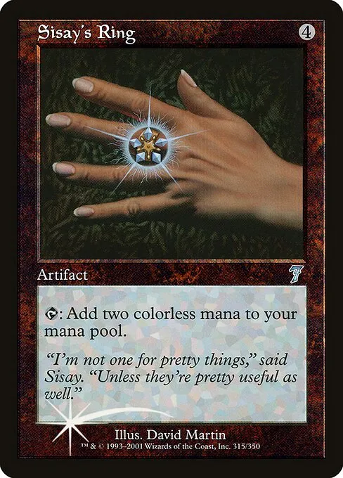 Sisay's Ring · Seventh Edition 315★/708