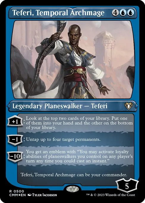 Teferi, Temporal Archmage · Commander Masters 500/1067