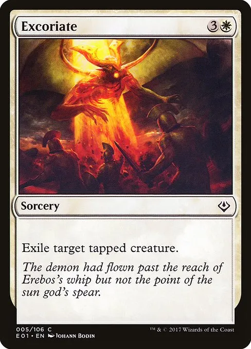 Excoriate · Archenemy: Nicol Bolas 5/106