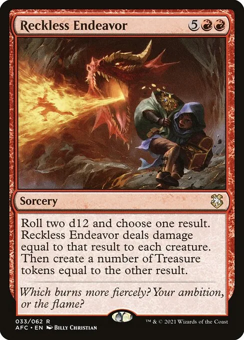 Reckless Endeavor · Forgotten Realms Commander 33/331